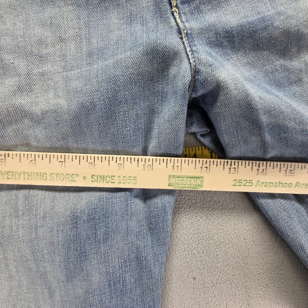 VTG Levis Engineered Jeans Mens Blue Twisted Button Fly Light Wash Fits 30x33